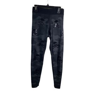Ultracor x SoulCycle Black Lux Skull Leggings